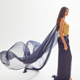 Strapless Medusa Maxi Dress With Sequin Details