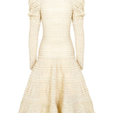Seouined Knit Turtle Neck Midi Dress