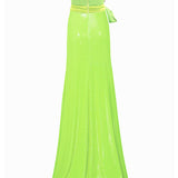 Sequined Cutout Detail Maxi Dres