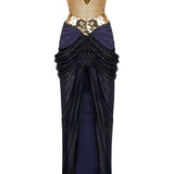 Strapless Medusa Maxi Dress With Sequin Details