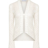 Embroidery Striped Top