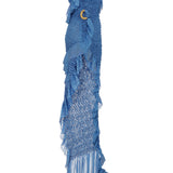 One Shoulder Crochet Chiffon Ruffle Maxi Dress