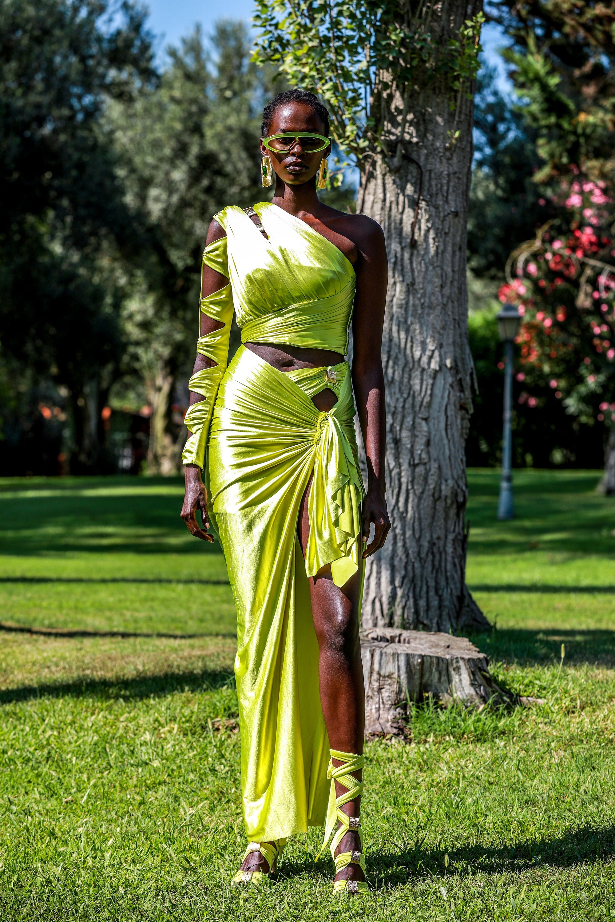 one-shouldered-draped-midi-dress raisa_vanessa one-shouldered-draped-midi-dress