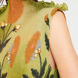 SS24-S-1001-Printed Green-36 raisa_vanessa printed-green-skirt-with-ruffle-belt-detail