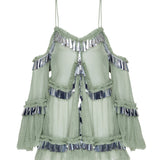 SS18-D-1015-Mint-36 raisa_vanessa ruffled-mini-lace-dress-with-mirror-fringes