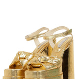 Patent Leather Platform Sandals