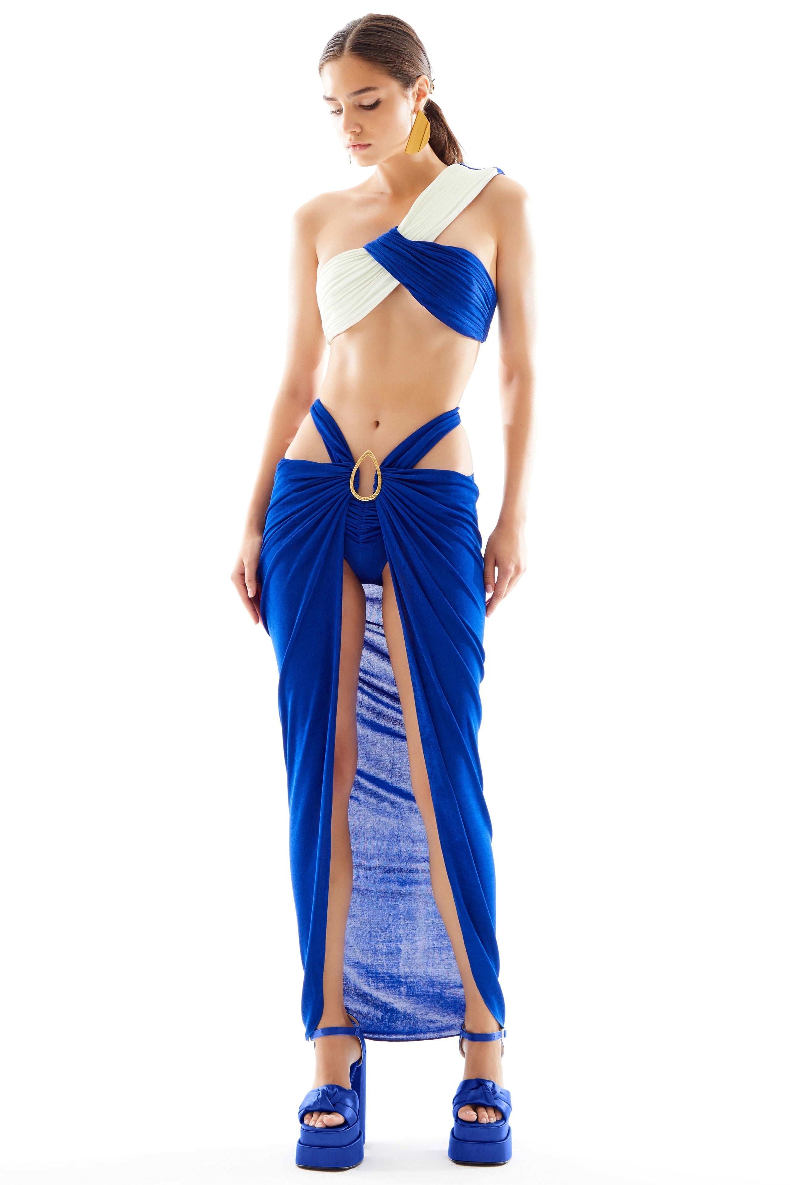 Buzi Sarong with Cutout Detail