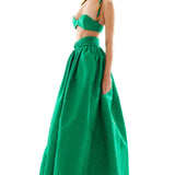 Faille Maxi Skirt