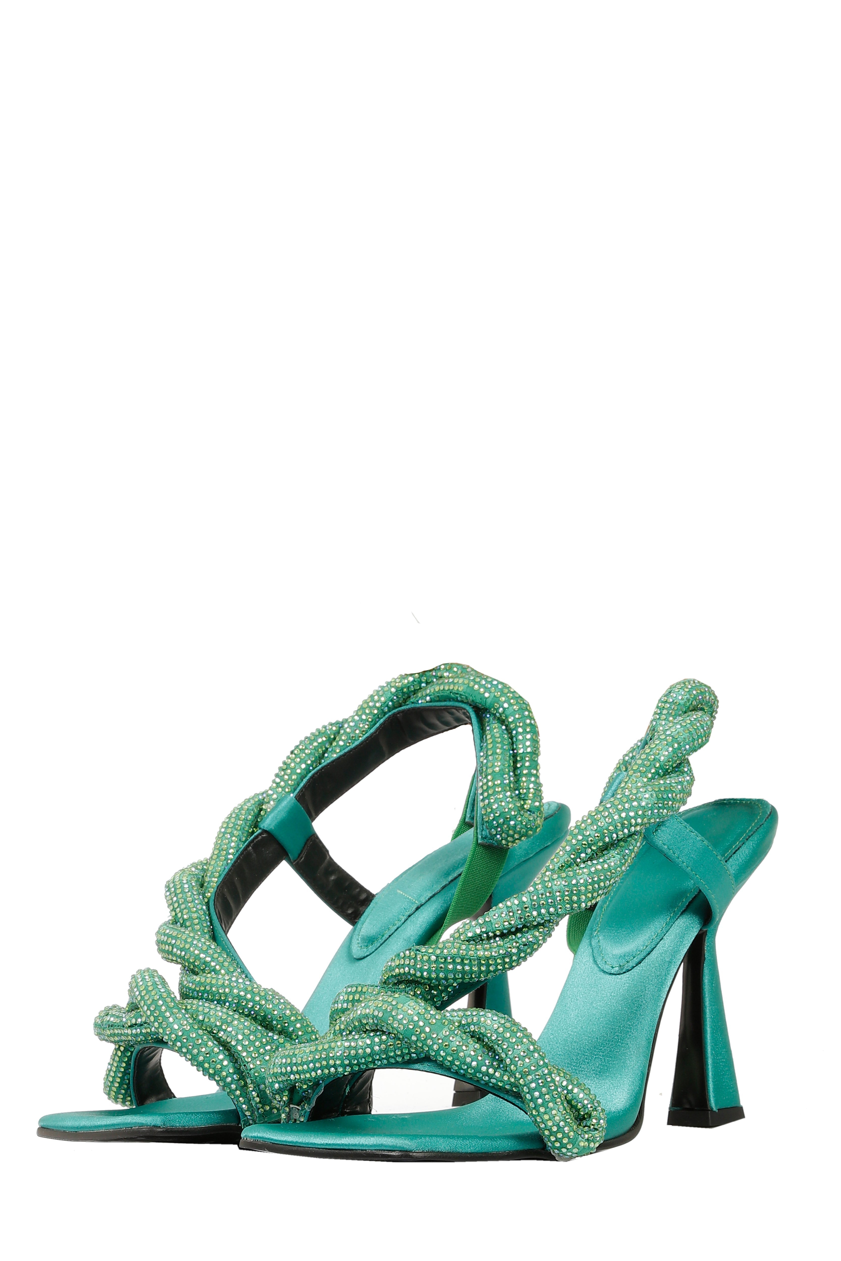 Vanessa Ropes Sequined Rope High Heels – RAISA VANESSA