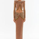 RS23-S-2005-Cinnamon-34 raisa_vanessa crystal-embellished-fishnet-maxi-skirt-with-beaded-fringe-details