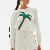 Knit Short With Embroidery Details