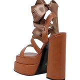 Strappy High Heeled Shoes