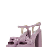 Patent Platform Sandals