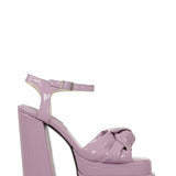 Patent Platform Sandals