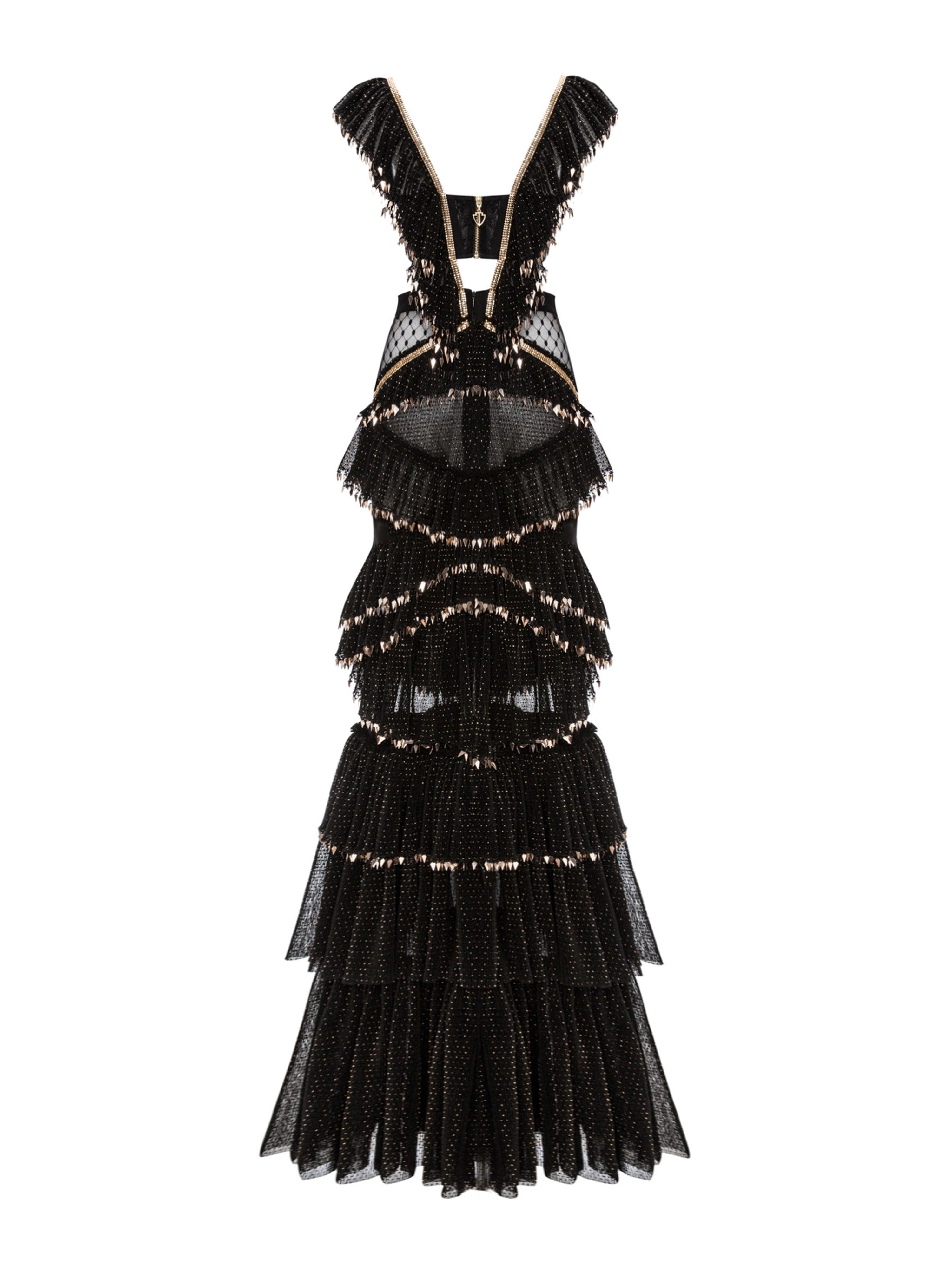 SS18-D-1060-Black-36 raisa_vanessa ruffled-v-neck-lace-maxi-dress-with-gold-dress