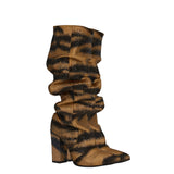 Tiger Patterned Boots