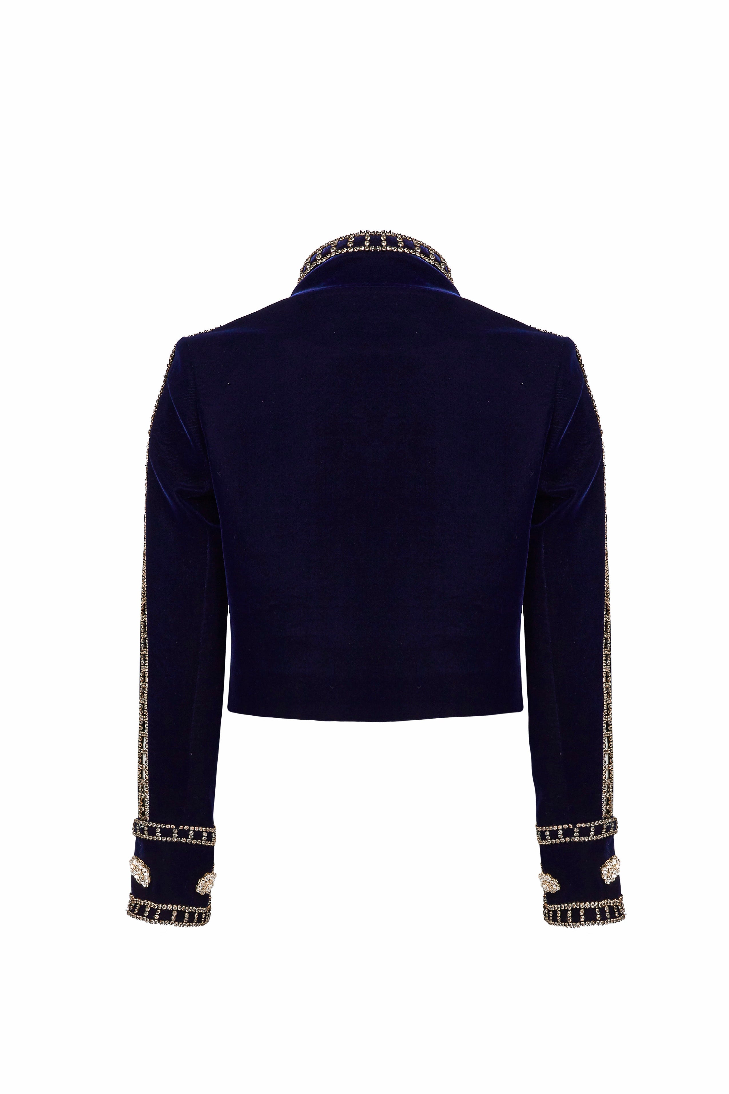 embroidered-velvet-mini-jacket raisa_vanessa embroidered-velvet-mini-jacket