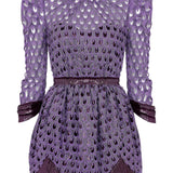 Strass Embellished Mini Dress