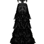 AW20-D-124-Black-36 raisa_vanessa strapless-frilled-maxi-dresss