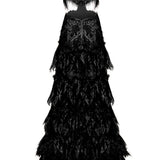 AW20-D-124-Black-36 raisa_vanessa strapless-frilled-maxi-dresss