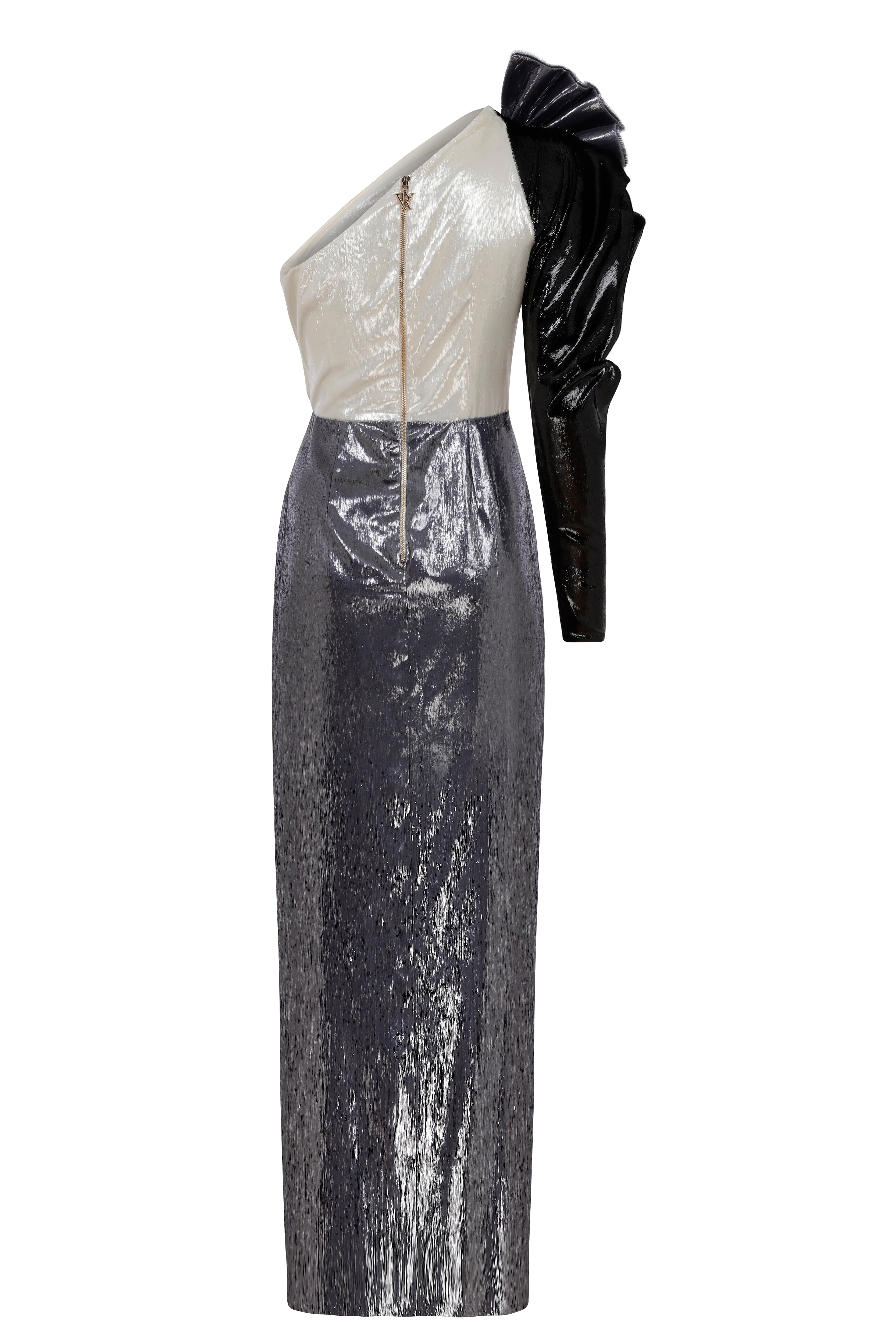 velvet-one-shoulder-maxi-dress raisa_vanessa velvet-one-shoulder-maxi-dress