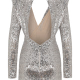 Sequined Mini Dress