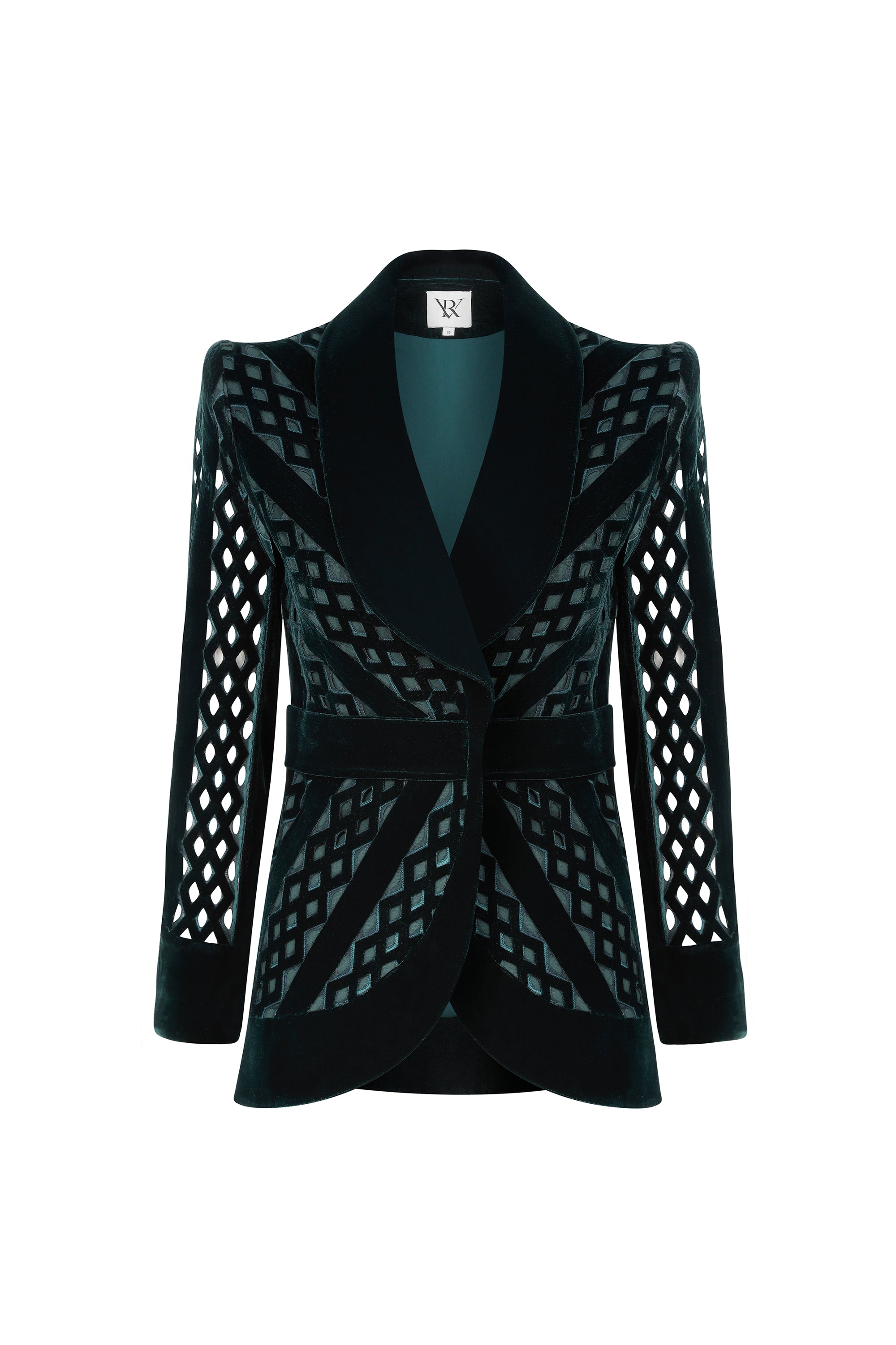 caged-velvet-jacket raisa_vanessa caged-velvet-jacket
