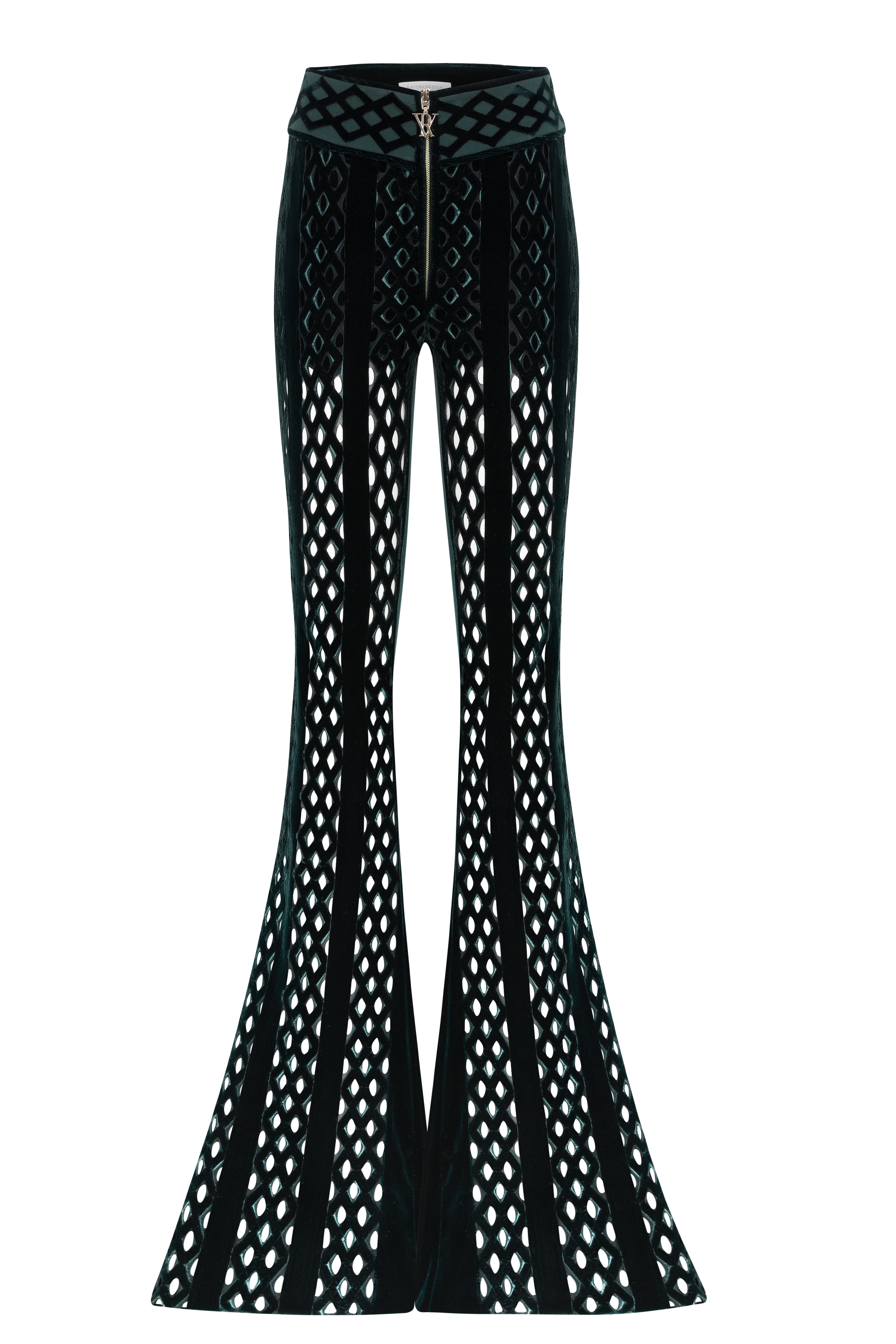 AW20-P-151-Green-36 raisa_vanessa velvet-flare-pants