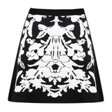 Jacquard Knit Mini Skirt