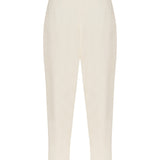 High Waisted Pants with Satin Belt
