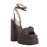 Brown Ecose Platform Sandals