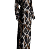 Strass Embellished Maxi Dress