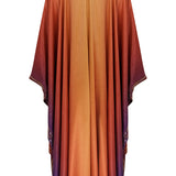 Strass Embellished Multicolored Kimono