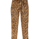 Printed Velvet Pants