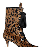 Leopard Printed Heeled Boots