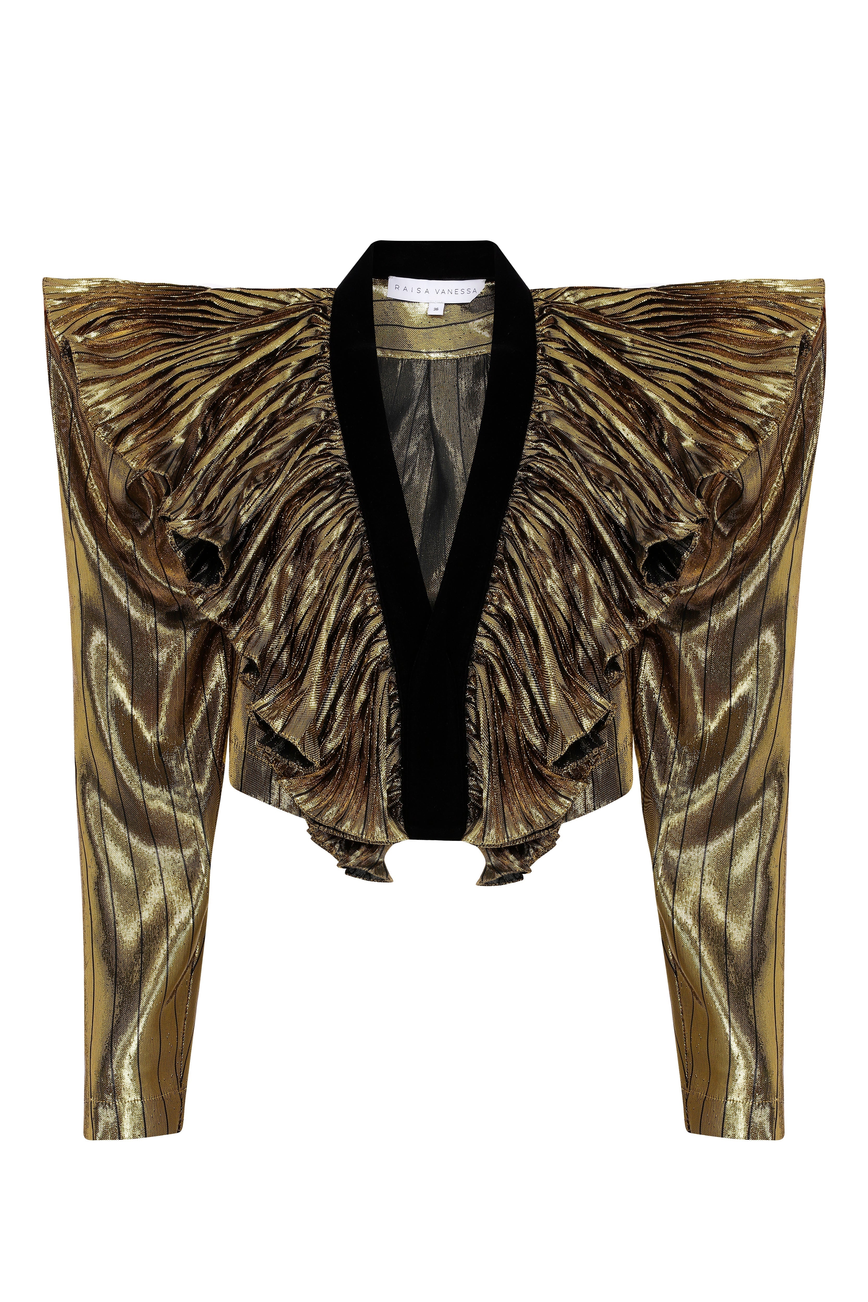 FW20-T-1069-Metallc-36 raisa_vanessa ruffled-metallic-mini-blouse