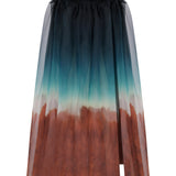 Organza Puff Maxi Skirt