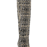 Tweed High Heel Boots