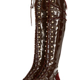 Over Knee Lace-up Boots