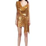 FW22-D-770-Gold-36 raisa_vanessa gold-metal-cowl-neck-draped-mini-dress