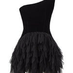 one-shouldered-silk-velvet-mini-dress-with raisa_vanessa one-shouldered-silk-velvet-mini-dress-with