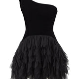 one-shouldered-silk-velvet-mini-dress-with raisa_vanessa one-shouldered-silk-velvet-mini-dress-with