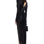 long-sleeved-crystal-buttoned-midi-dress-with-high-slit raisa_vanessa long-sleeved-crystal-buttoned-midi-dress-with-high-slit