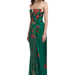 rose-patterned-strapless-maxi-dress-with-fringes raisa_vanessa rose-patterned-strapless-maxi-dress-with-fringes