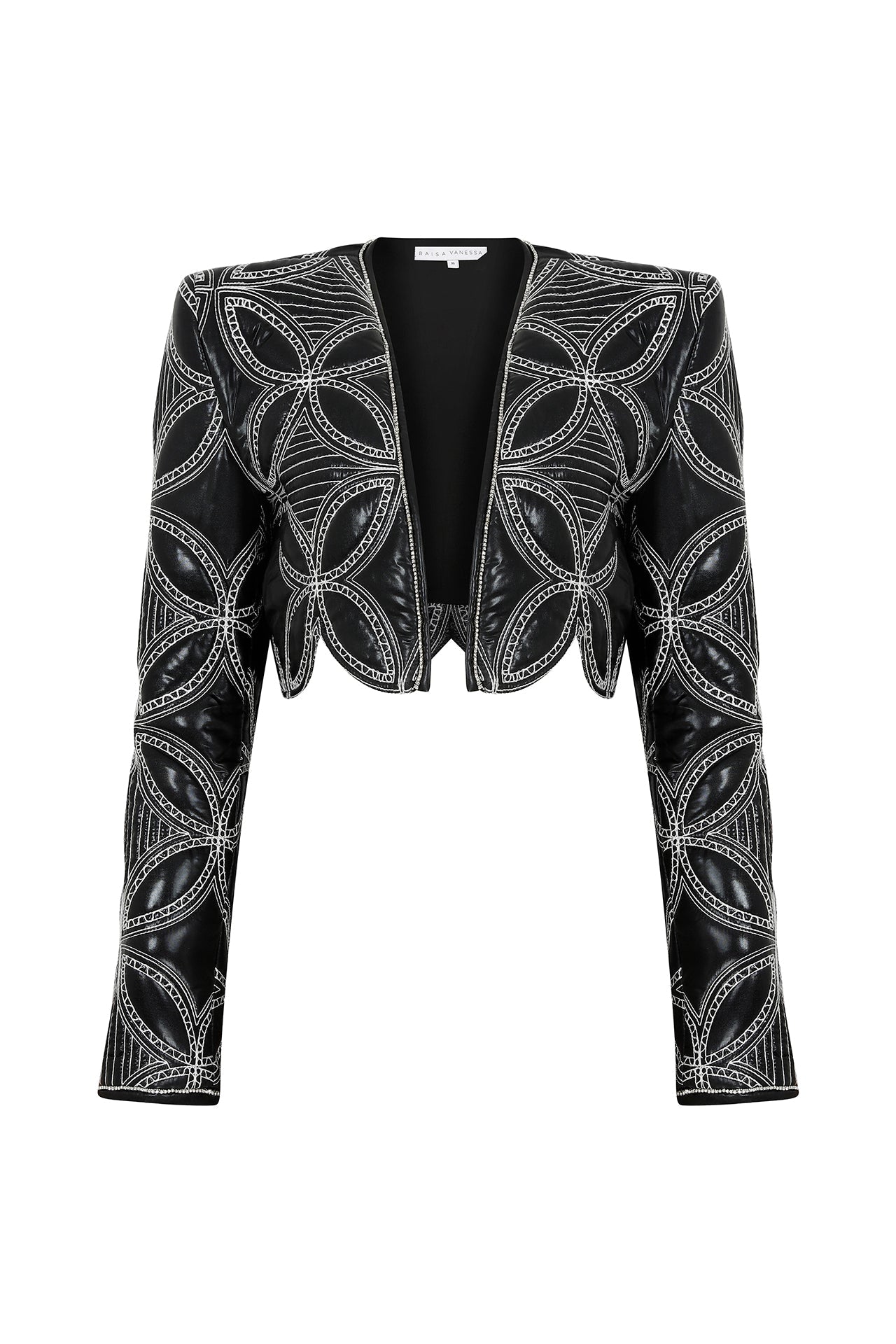 quilted-embroidered-crop-top-jacket-with-crystal-embellishment raisa_vanessa quilted-embroidered-crop-top-jacket-with-crystal-embellishment