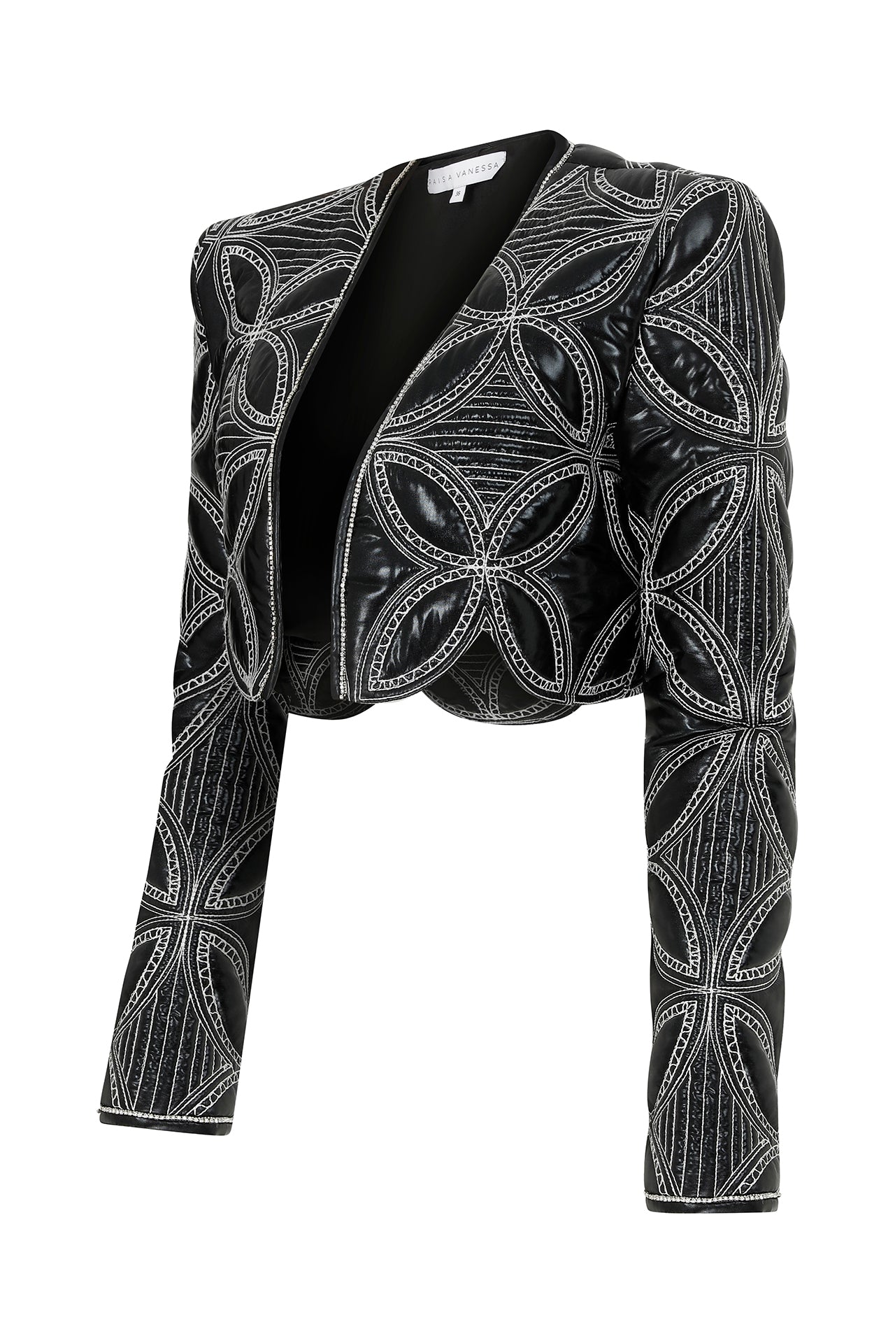quilted-embroidered-crop-top-jacket-with-crystal-embellishment raisa_vanessa quilted-embroidered-crop-top-jacket-with-crystal-embellishment