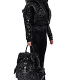 turtle-neck-sweater-with-gold-gun-buckles raisa_vanessa turtle-neck-sweater-with-gold-gun-buckles