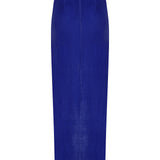 Silk Velvet Maxi Skirt With Crystal Embellished Detail