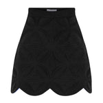FW22-S-797-Black-36 raisa_vanessa velvet-yarn-embroidered-knit-mini-skirt