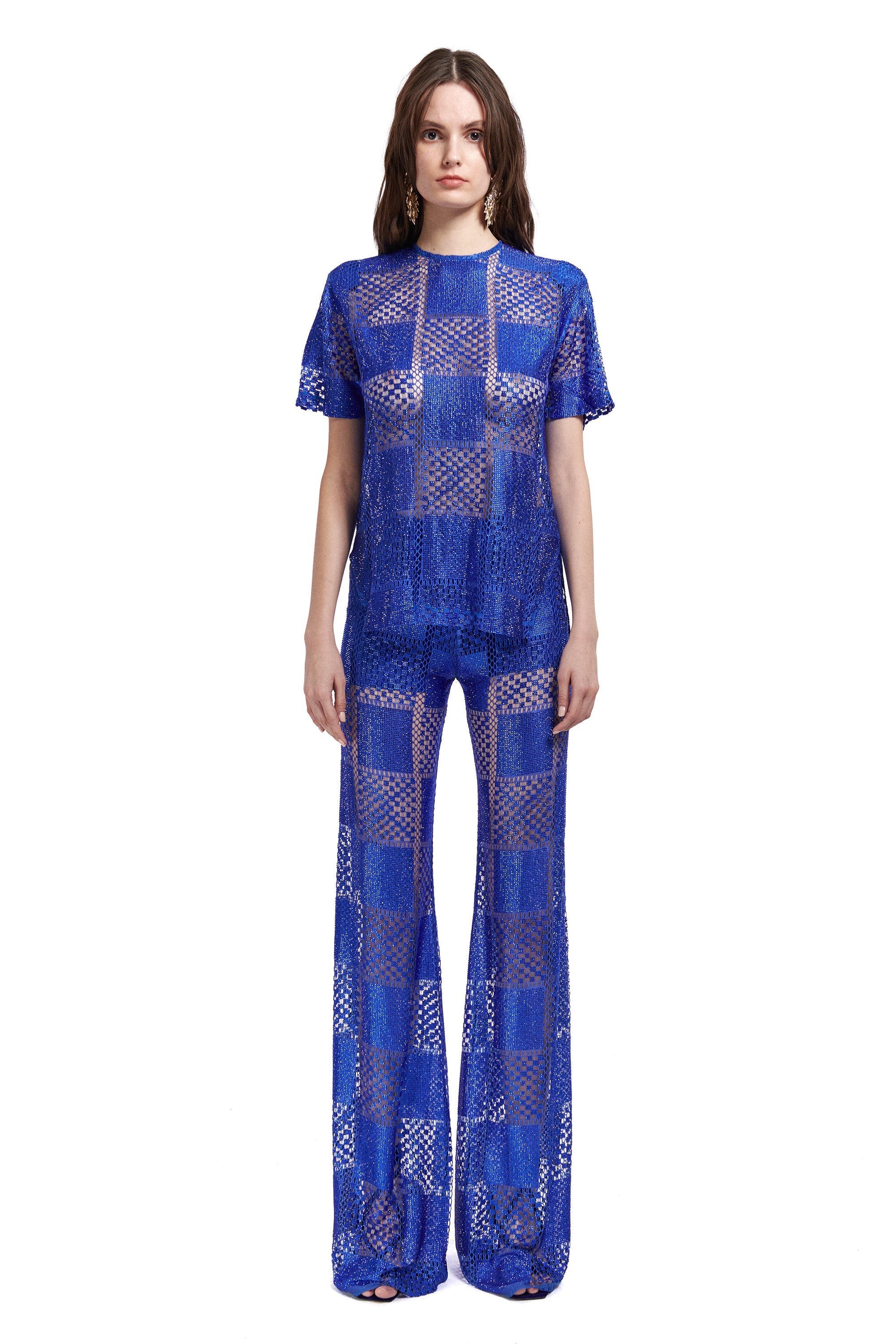 FW22-T-842-Blue-36 raisa_vanessa square-patterned-crystal-embellished-lace-tshirt